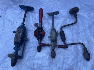 Alte Handbohrmaschine nur Komplett  Bild 2