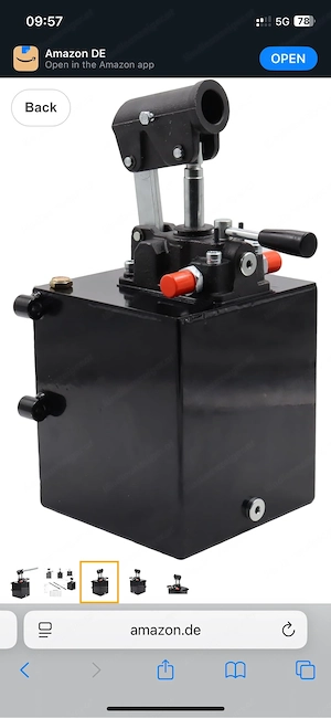 Hydraulik-Handpumpe doppelwirkend Bild 2