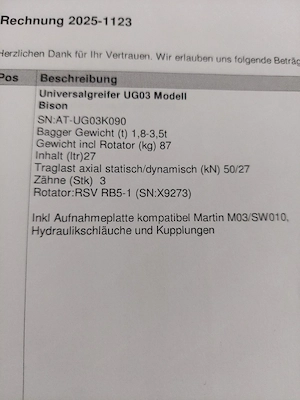 Universalgreifer Bison Bild 3