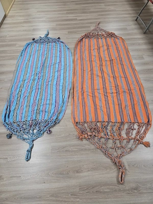2 Stück Single Hängematte aus Südamerika   handgemacht 