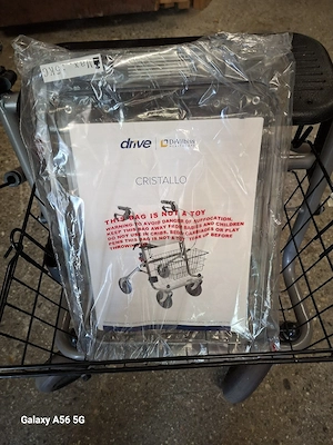 Gehhilfe Rolator.