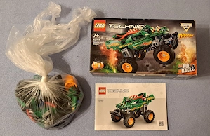 LEGO Technic 42149 - Monster Jam Dragon (2-in-1) inkl. OVP & Anleitung Bild 2