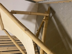 Klapp, Liegestuhl, Bambus Bild 2