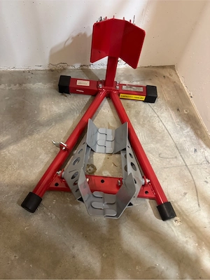     Motorrad Wippe + Hinterrad Aufbockständer