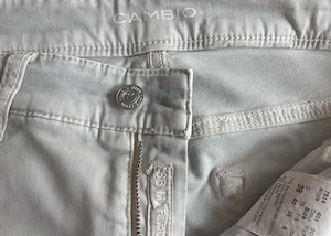 Damen Hose von Cambio helles steingrau Bild 3