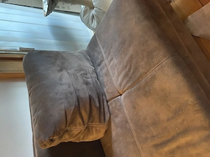 braunes Sofa- couch Bild 5