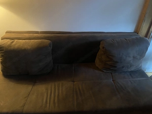 braunes Sofa- couch Bild 4
