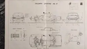 Triumph Spitfire Mk IV, Bj. 1972   British Racing Green, rostfrei, frisch vorgeführt Bild 10