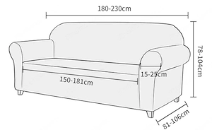 Sofaschoner Stretch Sofa Überzug Bild 3