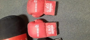 Box Sack mit 2 paar Box Handschuhe
