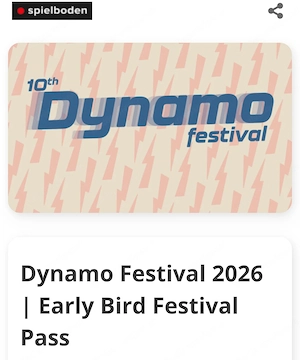 Konzertkarten Salo u.a. Dornbirn Dynamo.Festival Spielboden