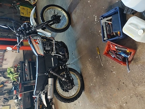 Yamaha xt500 silbertank Bild 4