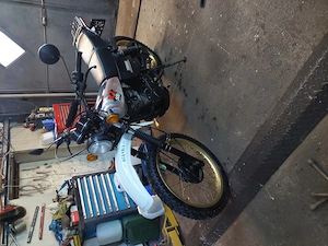Yamaha xt500 silbertank Bild 2