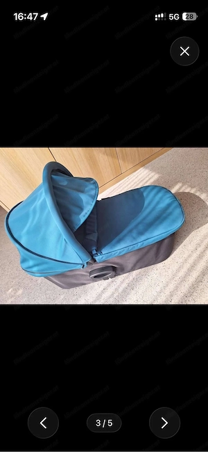 Kinderwagen mit Bremse, geländegängig