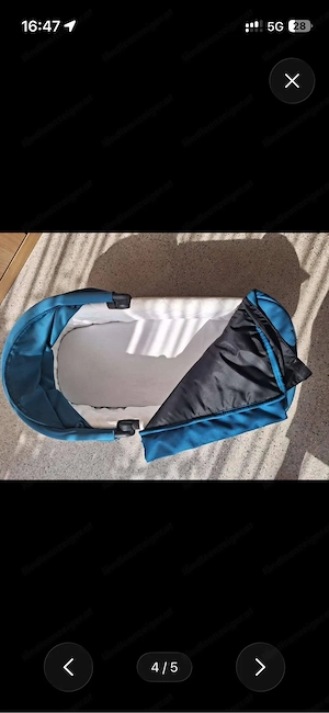 Kinderwagen mit Bremse, geländegängig Bild 2