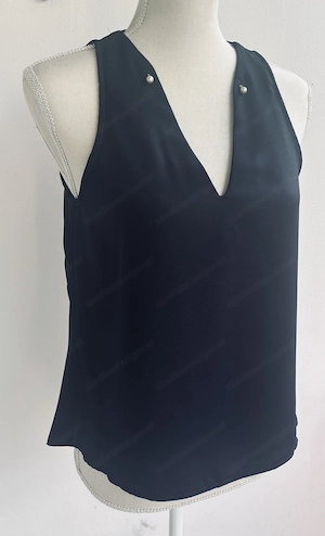 Damen Top mit 2 Perlen von Zara