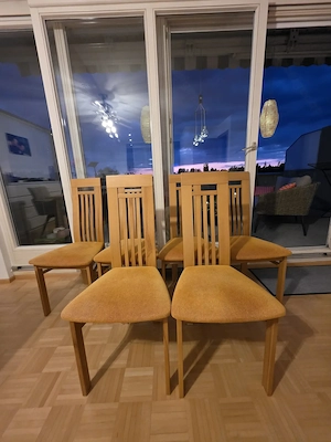 Esszimmerstühle 6 Stück gebraucht Bild 2