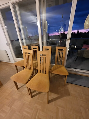 Esszimmerstühle 6 Stück gebraucht Bild 5