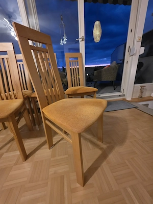 Esszimmerstühle 6 Stück gebraucht Bild 3