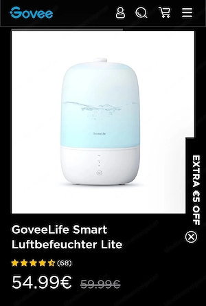 Luftbefeuchter Goveelife Smart  Bild 2