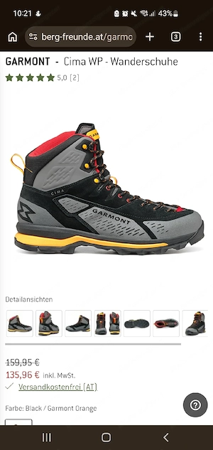 Wanderschuhe Garmont Größe 43