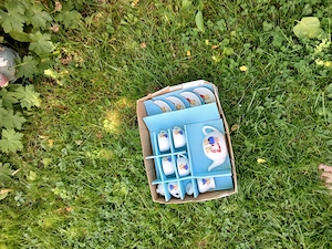 Bären Kinder Porzellan Geschirr 4teilig Bild 2