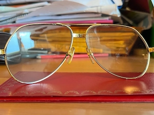 Cartier Vend me Santos Brille Vintage Bild 2