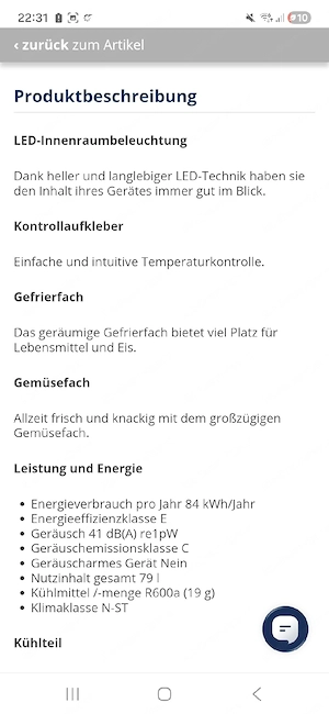 Exqusit KS86-0-09-0 E Kühlschrank  Bild 3