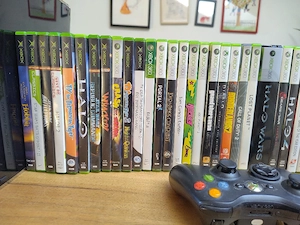 Xbox 360 Elite inkl. Spielesammlung zu verkaufen
