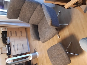 Relax Stuhl Grau Bild 2