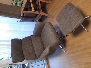 Relax Stuhl Grau Bild 3