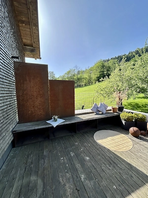 Wind- u. Sichtschutz aus Stahl  Bild 4