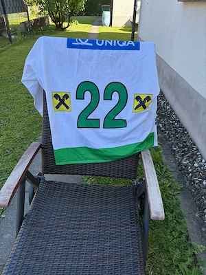 Vintage EHC Lustenau Trikot   Jersey   seltenes Sponsoren-Design - ehemaliges Spielerdress Bild 2