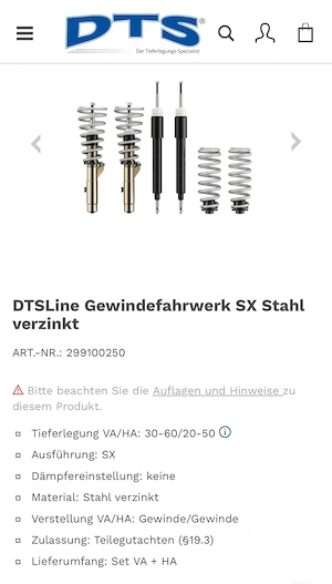BMW Gewindefahrwerk Bild 2