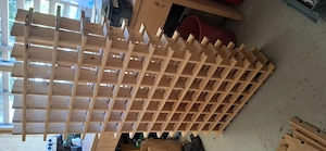 Weinflaschenregal aus Holz 