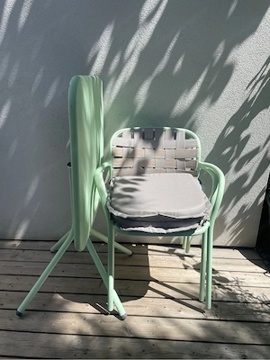 EMU Bistroset | Klapptisch 70x70 + 2 Yard Sessel | Design-Gartenmöbel Bild 2
