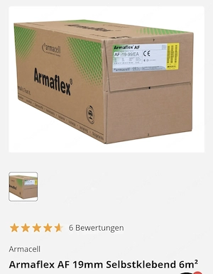 Armaflex 19mm Isolierung für Transporter Ausbau