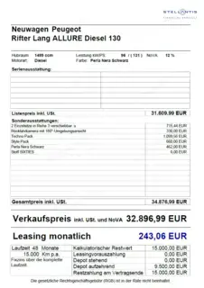Peugeot Rifter Bild 17
