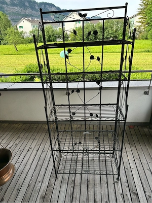 Pflanzenregal   Blumenständer aus Metall zu verschenken Bild 2