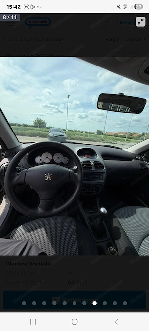 peugeot 206 1.4 klein-  sport edition Bild 2