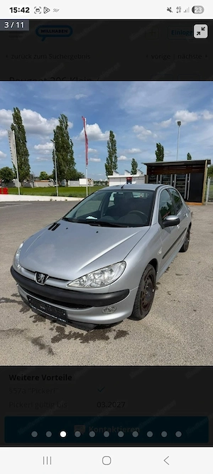 peugeot 206 1.4 klein-  sport edition Bild 3