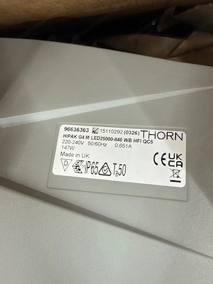 Thorn HiPak G4 LED Hallenleuchte 25.000 lm   147 W   NEU, unbenutz Bild 2