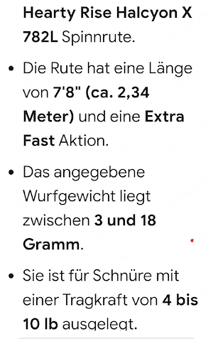 Angelrute, Fischerrute, Forellenrute, EL Rute