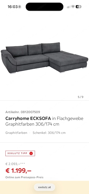 Ecksofa in gutem Zustand Bild 2