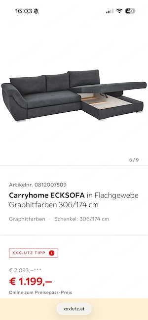 Ecksofa in gutem Zustand Bild 4