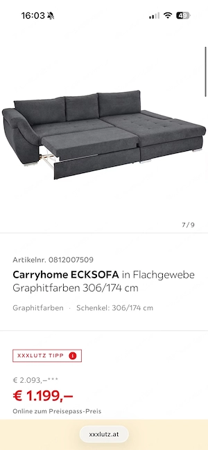 Ecksofa in gutem Zustand Bild 3