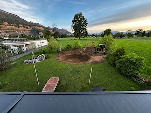 Erdaushub für Pool gesucht