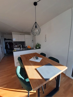 Verkaufe Esstisch Echtholz Eiche Bild 3