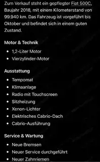 Fiat 500C Bild 5