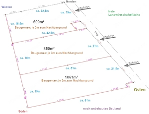 Grundstück in 7561 Heiligenkreuz 600qm, 850qm oder 1061qm. Keine Maklerkosten !! Mit Notarvertrag ! Bild 3